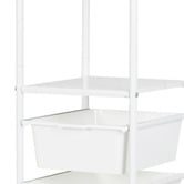 Oakleigh Home Drevan 3 Shelf Clothing Rack with Storage