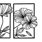 Oakleigh Home 4 Piece Wynric Lotus Flower Wall Accent Set