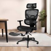 Oakleigh Home Vector High-Back Ergonomic Office Chair with Footrest