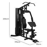 Oakleigh Home Rilven Multifunctional Home Gym Workout Station