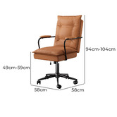 Oakleigh Home Aerlen Faux Leather Office Chair