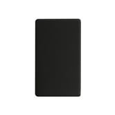 Oakleigh Home 2 Piece Black Brinly Non-Slip Kitchen Mat Set