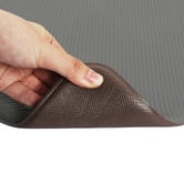 Oakleigh Home 2 Piece Grey Brinly Non-Slip Kitchen Mat Set