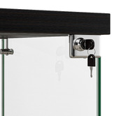 Oakleigh Home Zorn 2 Shelf Glass Display Cabinet