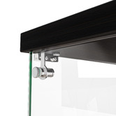 Oakleigh Home Zorn 2 Shelf Glass Display Cabinet