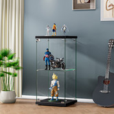 Oakleigh Home Zorn 2 Shelf Glass Display Cabinet