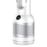 Oakleigh Home Keyes White Oscillating Portable Fan &amp; Heater with Air Purifier