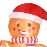Oakleigh Home Ginger Bread Man LED Inflatable Christmas Decoration