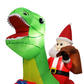 Oakleigh Home Dinosaur LED Inflatable Christmas Decoration