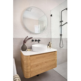 Oakleigh Home Larson Round LED Wall Mirror