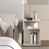 Oakleigh Home Darcy S-Shaped Bedside Table
