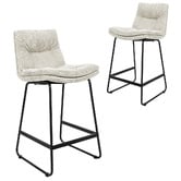 Oakleigh Home 68cm Alexandra Corduroy Bar Stools