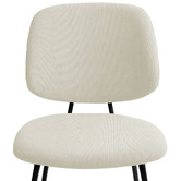 Oakleigh Home Ivory Bianca Corduroy Dining Chairs
