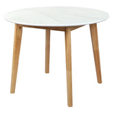 Oakleigh Home Batavia Marble-Look Dining Table