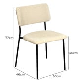 Oakleigh Home Hamish Upholstered Dining Chairs