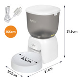 Oakleigh Home 4L Cleo Automatic Pet Feeder with Wi-Fi