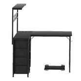 Oakleigh Home Nelson L-Shape LED Gaming Desk