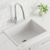 Oakleigh Home 590mm Single Granite Kitchen Sink