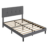 Oakleigh Home Zeno Linen Bed Frame