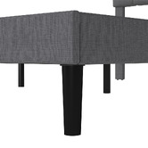 Oakleigh Home Zeno Linen Bed Frame