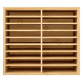 Oakleigh Home Azya Bamboo Marker &amp; Pen Desk Organiser