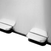 Oakleigh Home Zora 60L Stainless Steel Dual Bucket Rubbish Bin