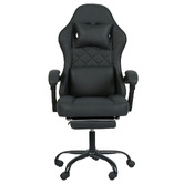 Oakleigh Home Rinae Faux Leather Gaming Office Chair with Footrest