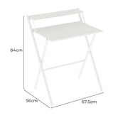 Oakleigh Home Saxon Foldable Study Desk