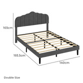 Oakleigh Home Ender Linen Bed Frame