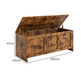 Oakleigh Home Adriel Storage Ottoman Bench