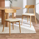 Oakleigh Home Sujin Rubberwood Dining Chairs