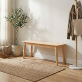 Oakleigh Home Loisa Rubberwood Dining Bench
