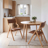 Oakleigh Home Vasilis PU Leather Foldable Dining Chairs