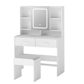 Oakleigh Home 2 Piece Diara LED Dressing Table &amp; Stool Set
