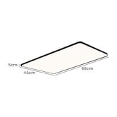 Oakleigh Home Wexler Black Rectangular LED Ceiling Light