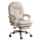 Oakleigh Home Cassian Faux Leather Office Chair with Footrest
