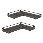 Oakleigh Home Charlotte Floating Corner Wall Shelves
