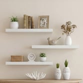 Oakleigh Home White Keira Floating Shelves
