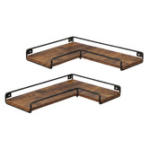 Oakleigh Home Charlotte Floating Corner Wall Shelves