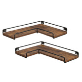 Oakleigh Home Charlotte Floating Corner Wall Shelves
