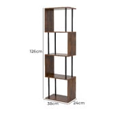 Oakleigh Home Gianna 4 Tier Bookshelf