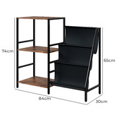 Oakleigh Home Kinsley 2 Tier Vinyl Record Player Stand
