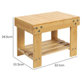 Oakleigh Home Brielle Bamboo Step Stool