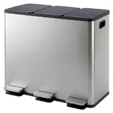 Oakleigh Home Frankie 54L Stainless Steel Rubbish Bin