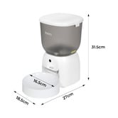 Oakleigh Home 4L Cleo Automatic Pet Feeder with Wi-Fi &amp; Video