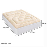 Oakleigh Home DreamZ Wool Mattress Topper