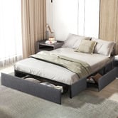Oakleigh Home Declan Bed Base with Storage Drawers