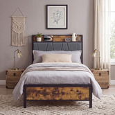 Oakleigh Home Clarisse Bed with Charging Station