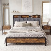 Oakleigh Home Clarisse Bed with Charging Station