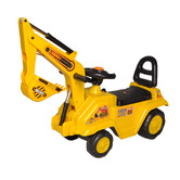 Gem Toys Kids&#039; Yellow Push-Along Ride-On Excavator